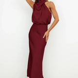 Rosemary | Halter Neck Evening Dress