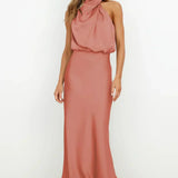 Rosemary | Halter Neck Evening Dress