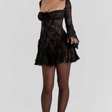 Faye | Damen Vintage Korsettkleid | Mini