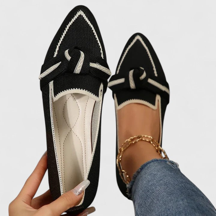 Peyton | Spitze Zehe Flache Sohle Ballerinas
