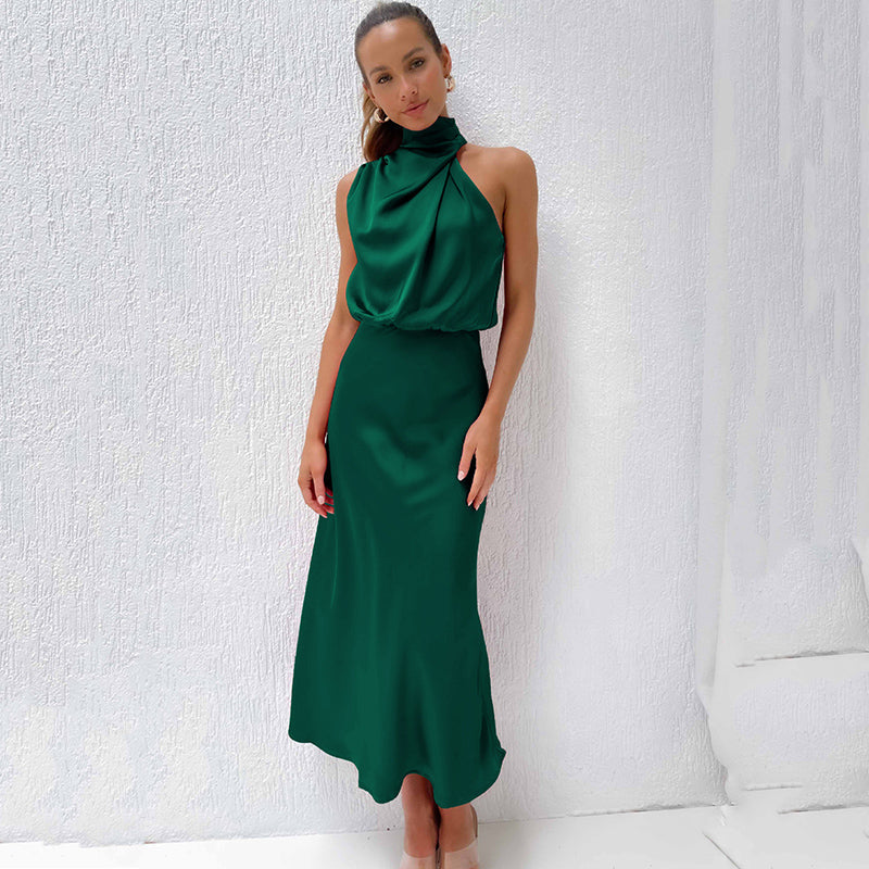 Rosemary | Halter Neck Evening Dress