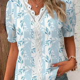 Sienna | Floral Embroidery V-Neck Blouse