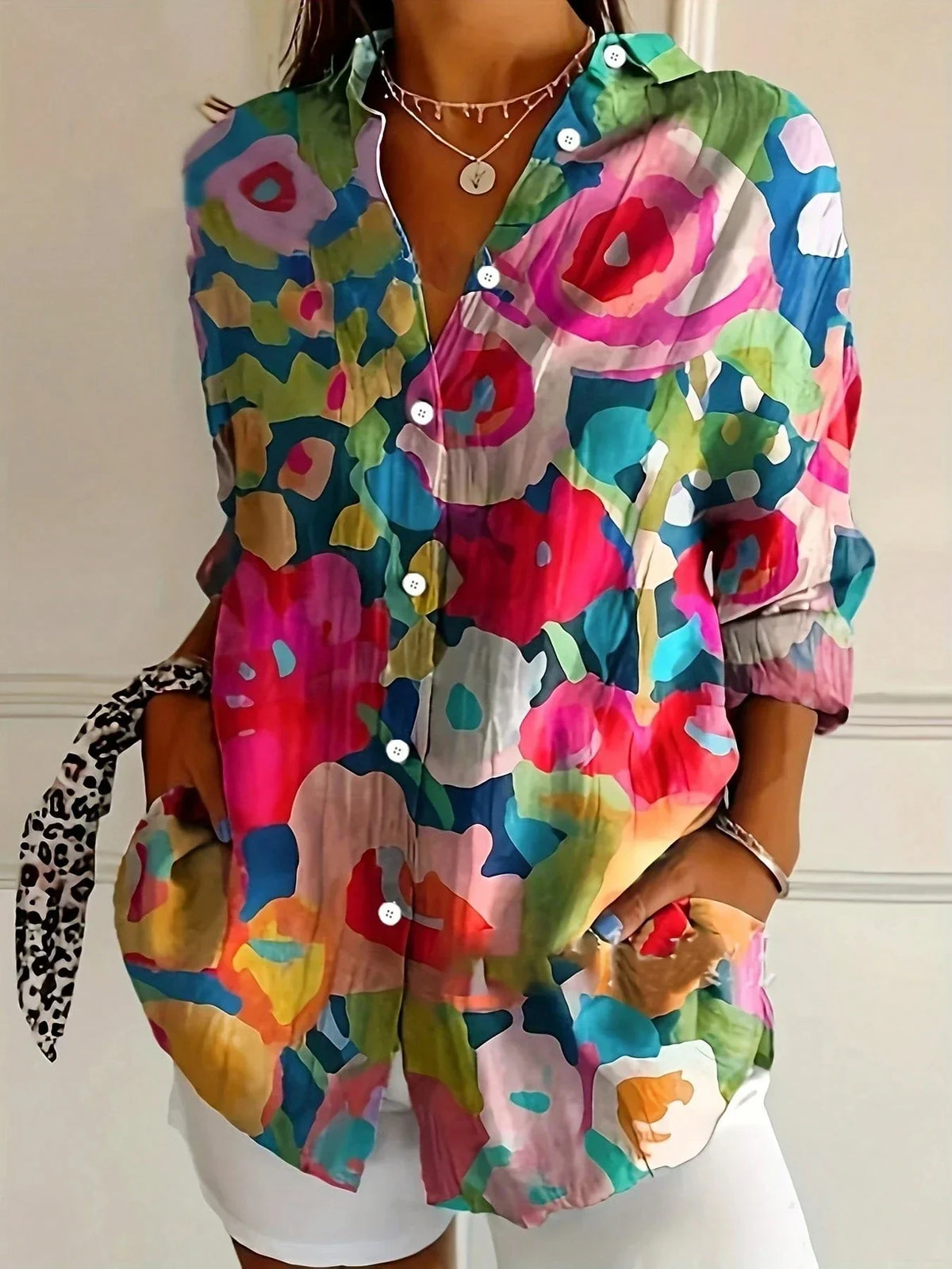 Camila | Allover Pattern Blouse