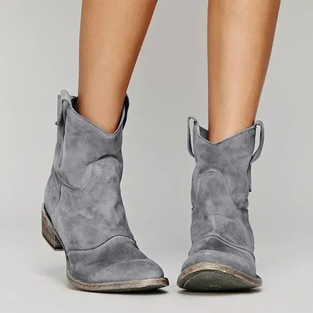 Damen Vintage Stiefeletten | Schlüpfen