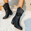 Nora | Blockabsatz Gepolstert Western-Stiefel