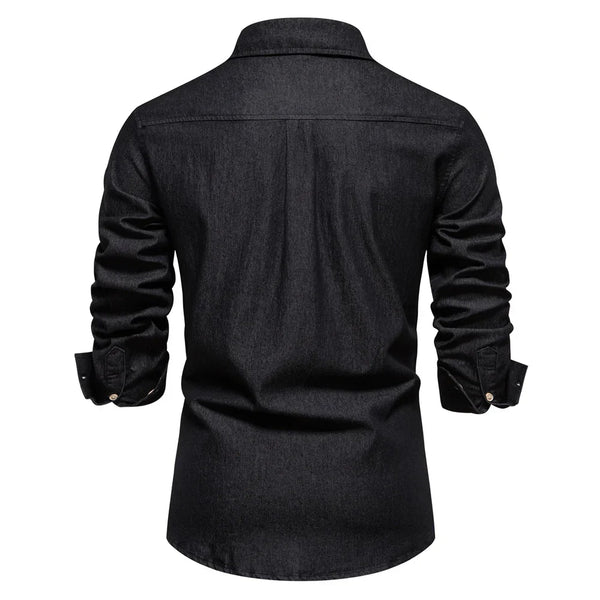 Hunter | Knopfleiste Classic-Fit Hemd