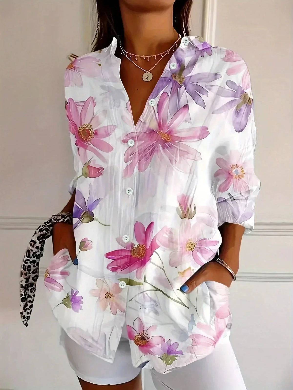 Camila | Allover Pattern Blouse