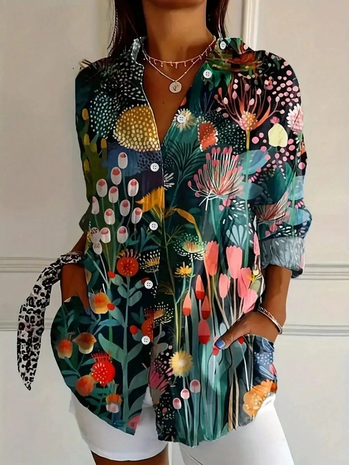Camila | Allover Pattern Blouse