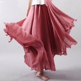 Zinnia | A-line Skirt with Elastic Waistband