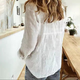 Victoria | Damen Lässige Elegant Hemd | Langarm