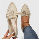 Peyton | Spitze Zehe Flache Sohle Ballerinas