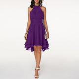 Ashley | Damen Abend Halter Kleid | Mini