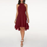 Ashley | Damen Abend Halter Kleid | Mini