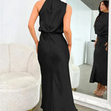 Rosemary | Halter Neck Evening Dress