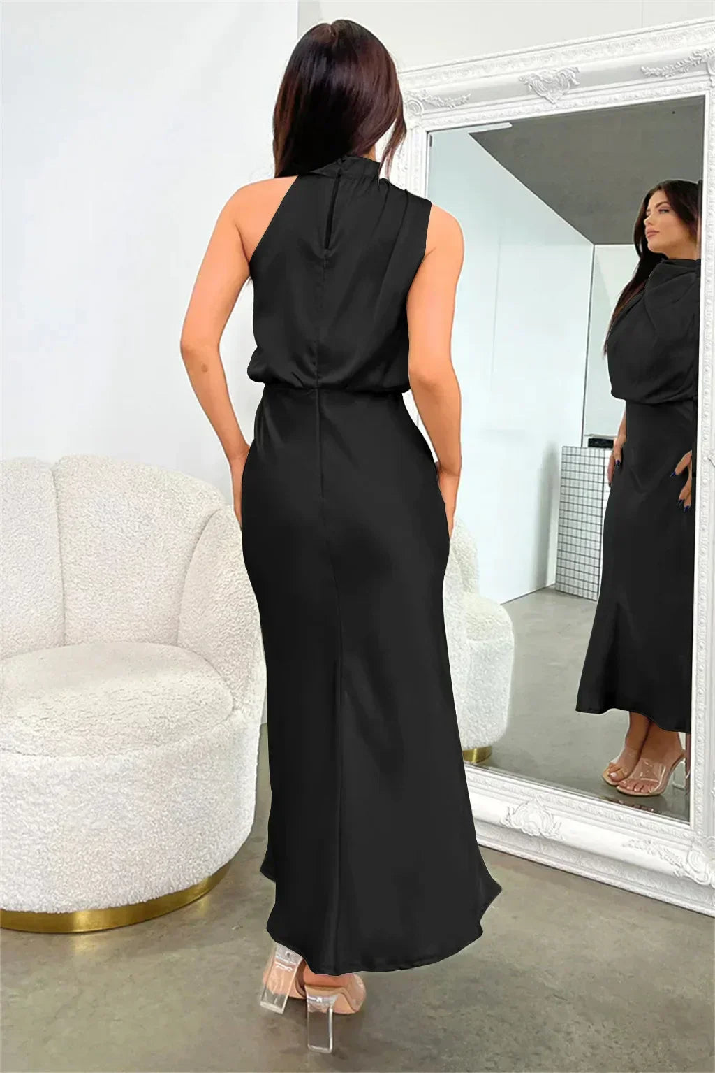 Rosemary | Halter Neck Evening Dress