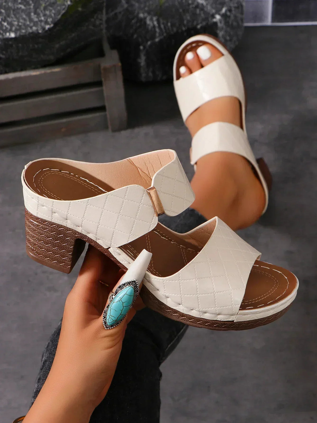 Sophia | Arch Support Block Heel Sandals