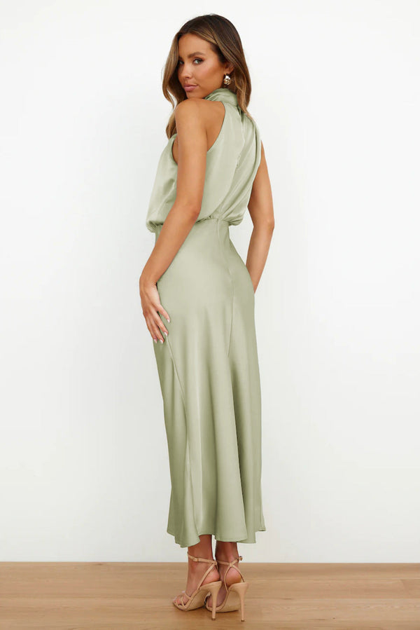 Rosemary | Halter Neck Evening Dress