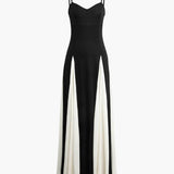 Cynthia | Asymmetrical Back Cutout Maxi Dress