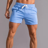 Arthur | Elastic Waistband Contrast Drawstring Sports Shorts
