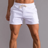 Arthur | Elastic Waistband Contrast Drawstring Sports Shorts