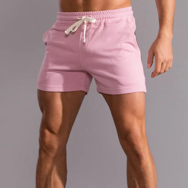 Arthur | Elastic Waistband Contrast Drawstring Sports Shorts