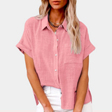 Savannah | Button-Down Shirt with Chest Pockets