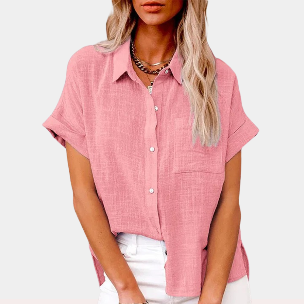 Savannah | Button-Down Shirt with Chest Pockets