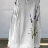 Calista | Watercolor Pattern Elastic Waist Skirt