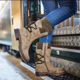 Stella | Botas de punta redonda acolchadas