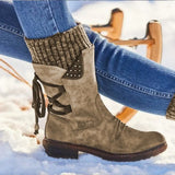 Stella | Botas de punta redonda acolchadas