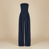 Ella | Trägerlos Weites Bein Jumpsuit