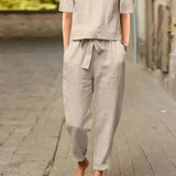 Libelle | Damen Moderne Hose und Oberteil Set | Zweiteilig