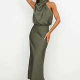 Rosemary | Halter Neck Evening Dress