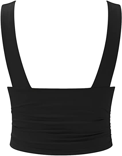 Emalina | Damen Elegante Crop Oberteil | Stilvoll