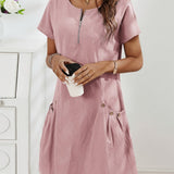 Tammy | Button Detail Pocket Dress