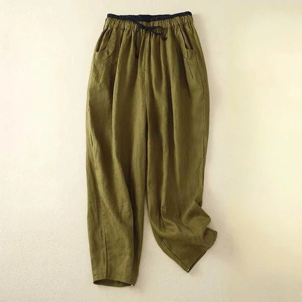 Edith | Elastischer Bund Hose