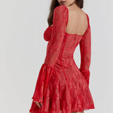 Faye | Damen Vintage Korsettkleid | Mini