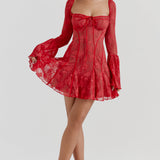 Faye | Damen Vintage Korsettkleid | Mini