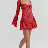 Faye | Damen Vintage Korsettkleid | Mini