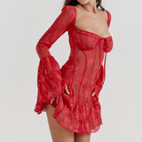 Faye | Damen Vintage Korsettkleid | Mini