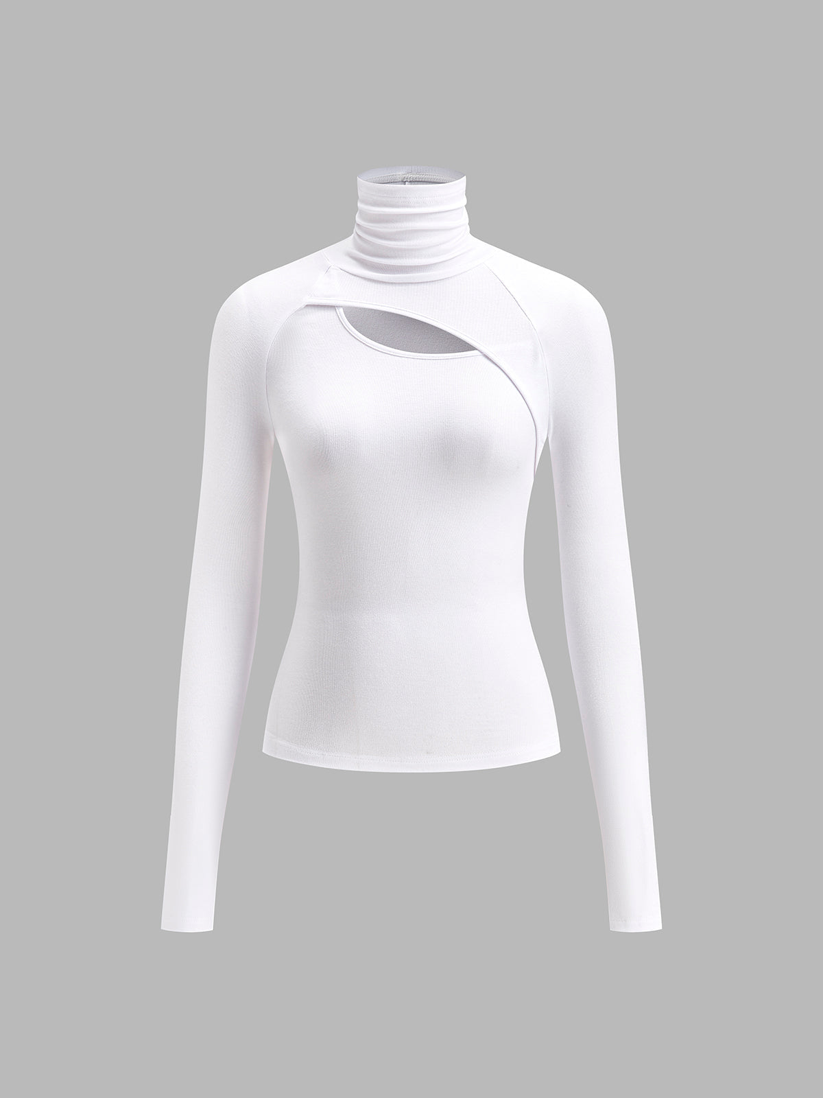 Valentina | Turtleneck Cut-Out Top