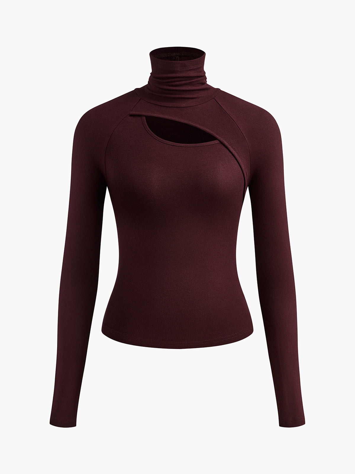 Valentina | Turtleneck Cut-Out Top