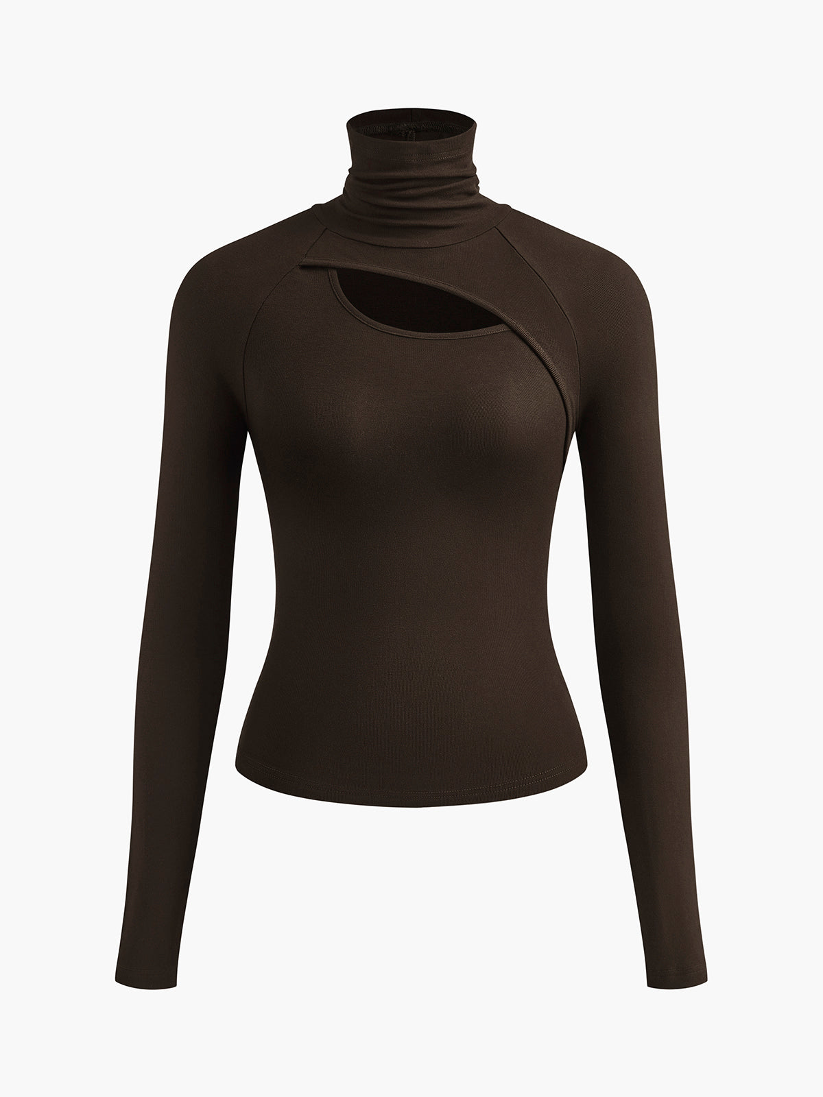 Valentina | Turtleneck Cut-Out Top