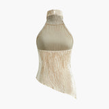 Ayla | Neckholder Plissee Zweiteiliges Set