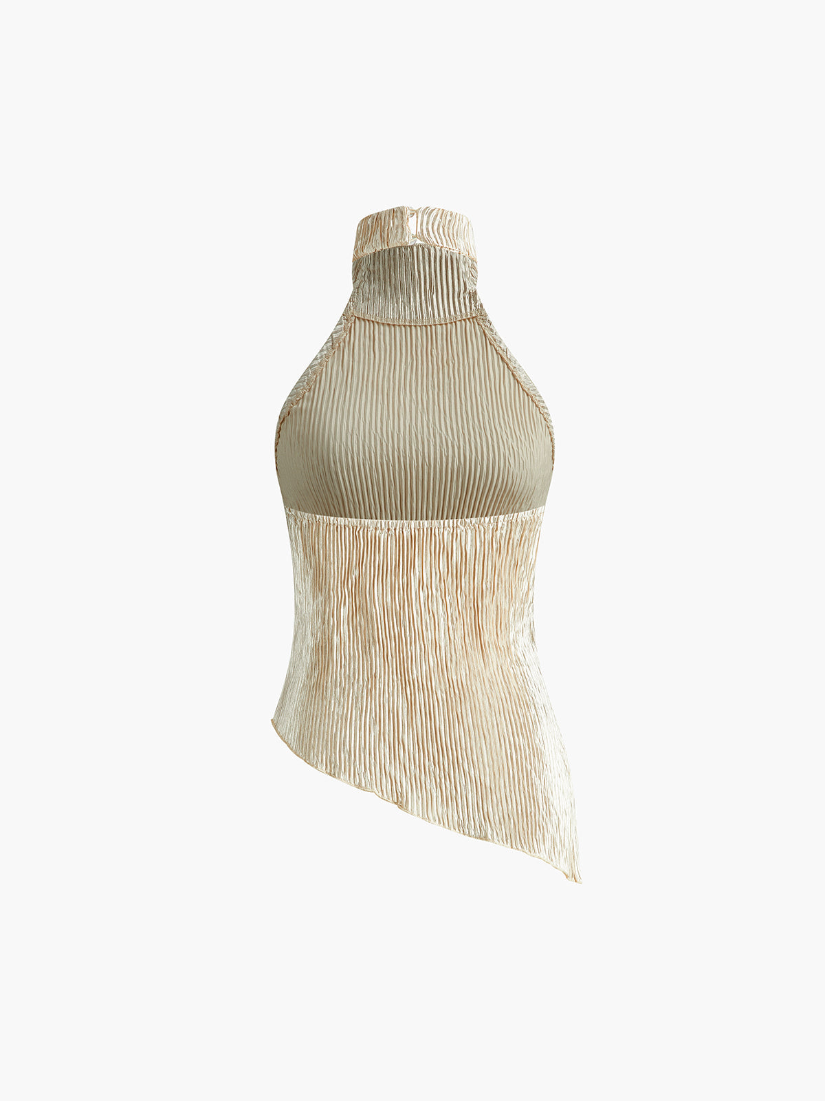 Ayla | Neckholder Plissee Zweiteiliges Set