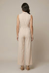 Lucy | Weites Bein Langarm Jumpsuit