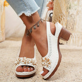 Selena | Knöchelriemen Verstellbar Sandalen
