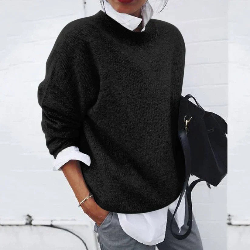 Damen Lässig Langarm Pullover | Warm