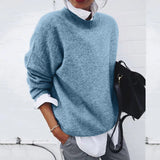 Damen Lässig Langarm Pullover | Warm