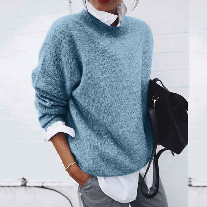 Damen Lässig Langarm Pullover | Warm